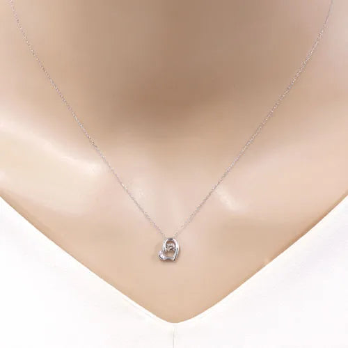 Pendant Pink Tolmarin 0.1ct K18PG HK -00004 -PG