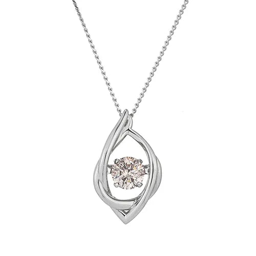 ダンシングストーンネックレス ダイヤモンド0.3ct マーキス型 ダンシングストーンネックレス ダイヤモンド0.3ct マーキス型