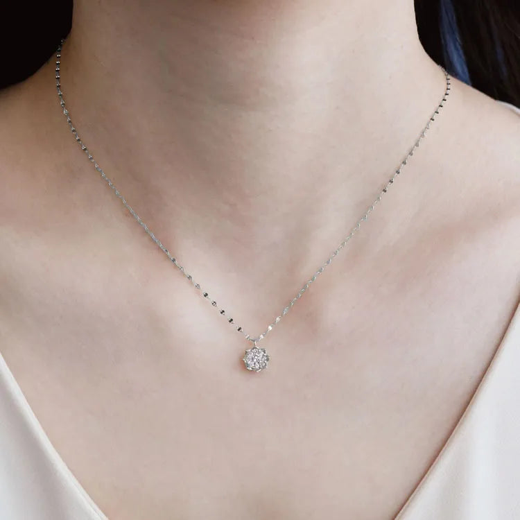 ネックレス ダイヤモンド0.3ct インビジブルセッティング Pt900製 FJP-8676-Pt