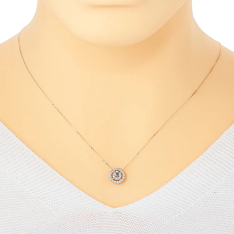 Pendant (AD-0170AQ-W10 /K10 WHITE GOLD) -aquamarine-march