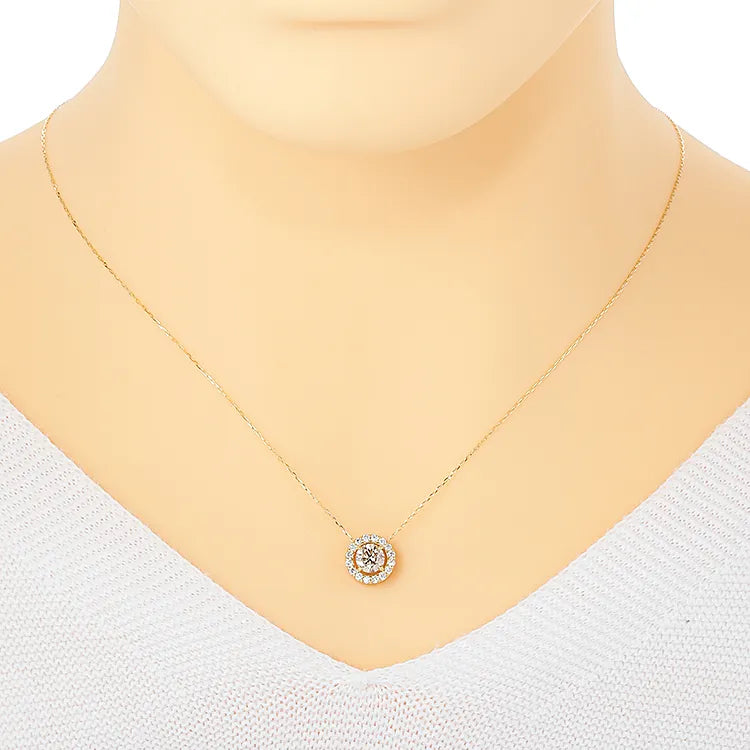 Pendant (AD-0170AQ-W10 /K10 WHITE GOLD) -aquamarine-march