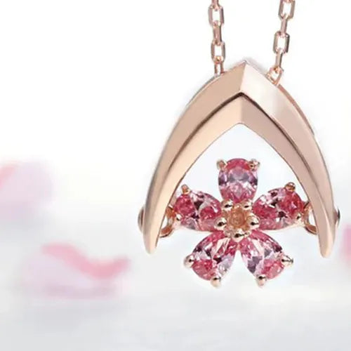 crossfor公式】ダンシングストーンネックレス シルバー925 ピンク crossfor公式】ダンシングストーンネックレス シルバー925 ピンク