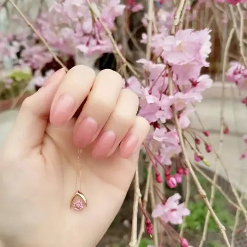 ダンシングストーンネックレス SV925製 ”SAKURA” DP17-103 【悠都愛菜】