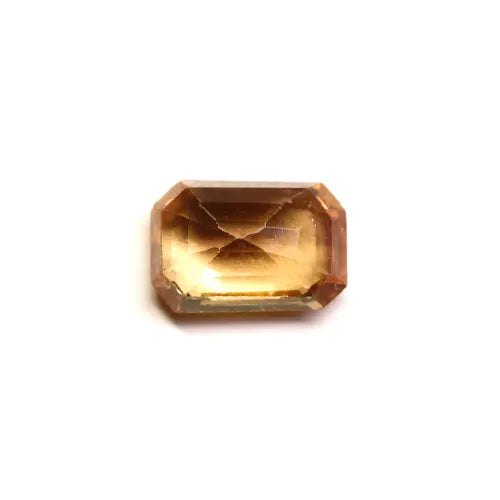 【1点のみ！】ファンシーカラーサファイア（ブラウン系）　ルース販売　エメラルドカット0.69ct　1粒