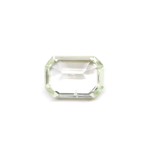 【1点のみ！】ファンシーカラーサファイア（ライトグリーン）　ルース販売　エメラルドカット1.08ct　1粒