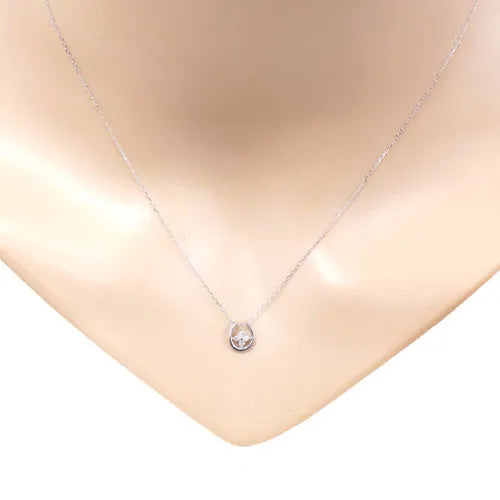 （2）プラチナ ダイヤモンド 馬蹄型 ネックレス