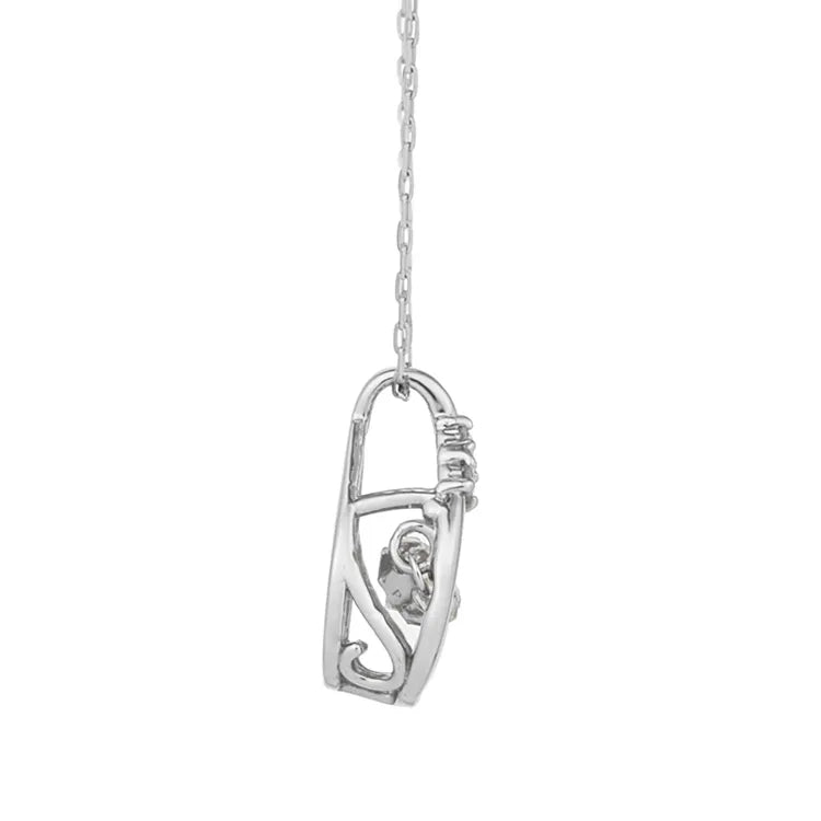 ダンシングストーンネックレス ダイヤモンド0.2ct/0.01ct しずく ダンシングストーンネックレス ダイヤモンド0.2ct/0.01ct しずく