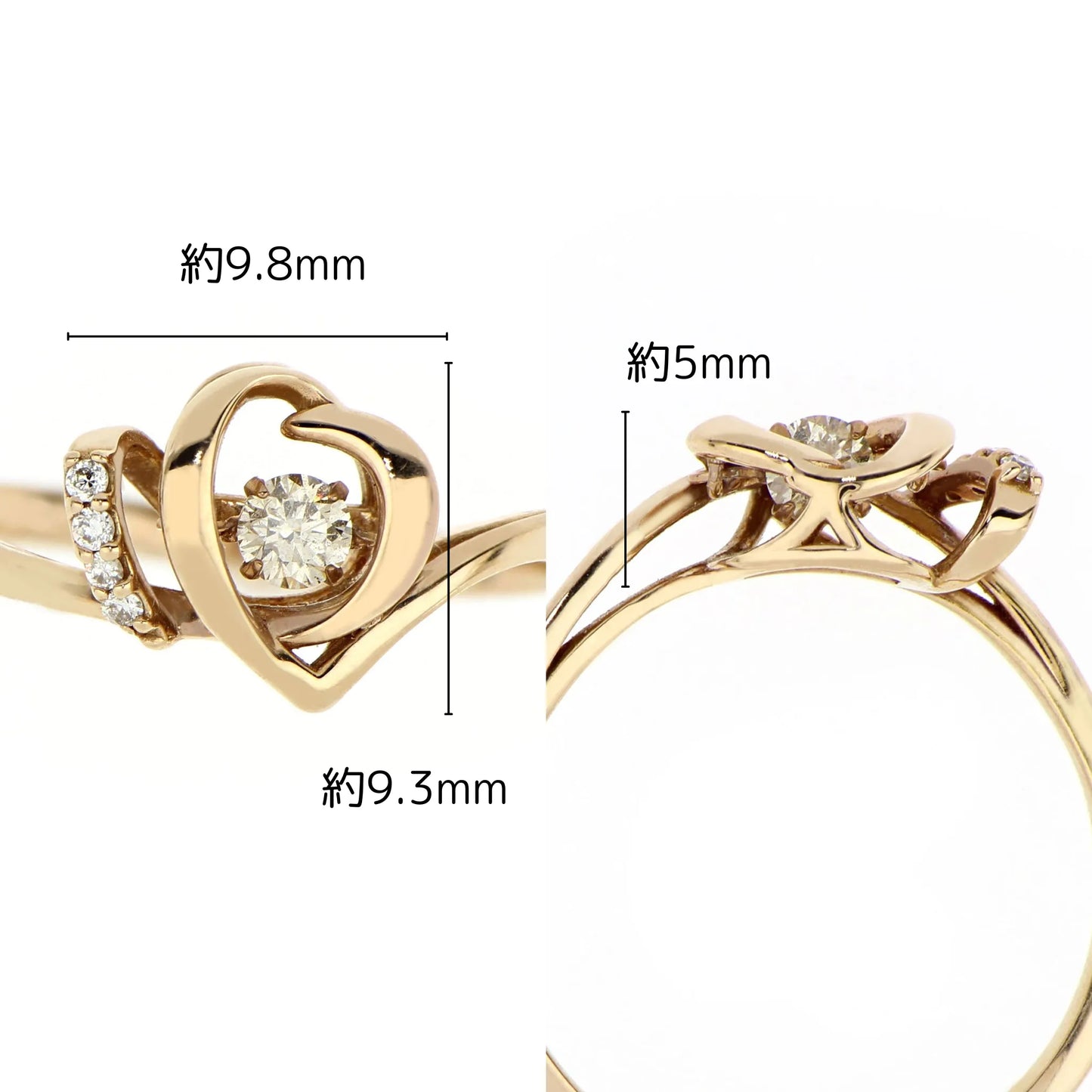 crossfor公式ダンシングストーンリング ダイヤモンド0.1ct/0.01ct crossfor公式ダンシングストーンリング ダイヤモンド0.1ct/0.01ct