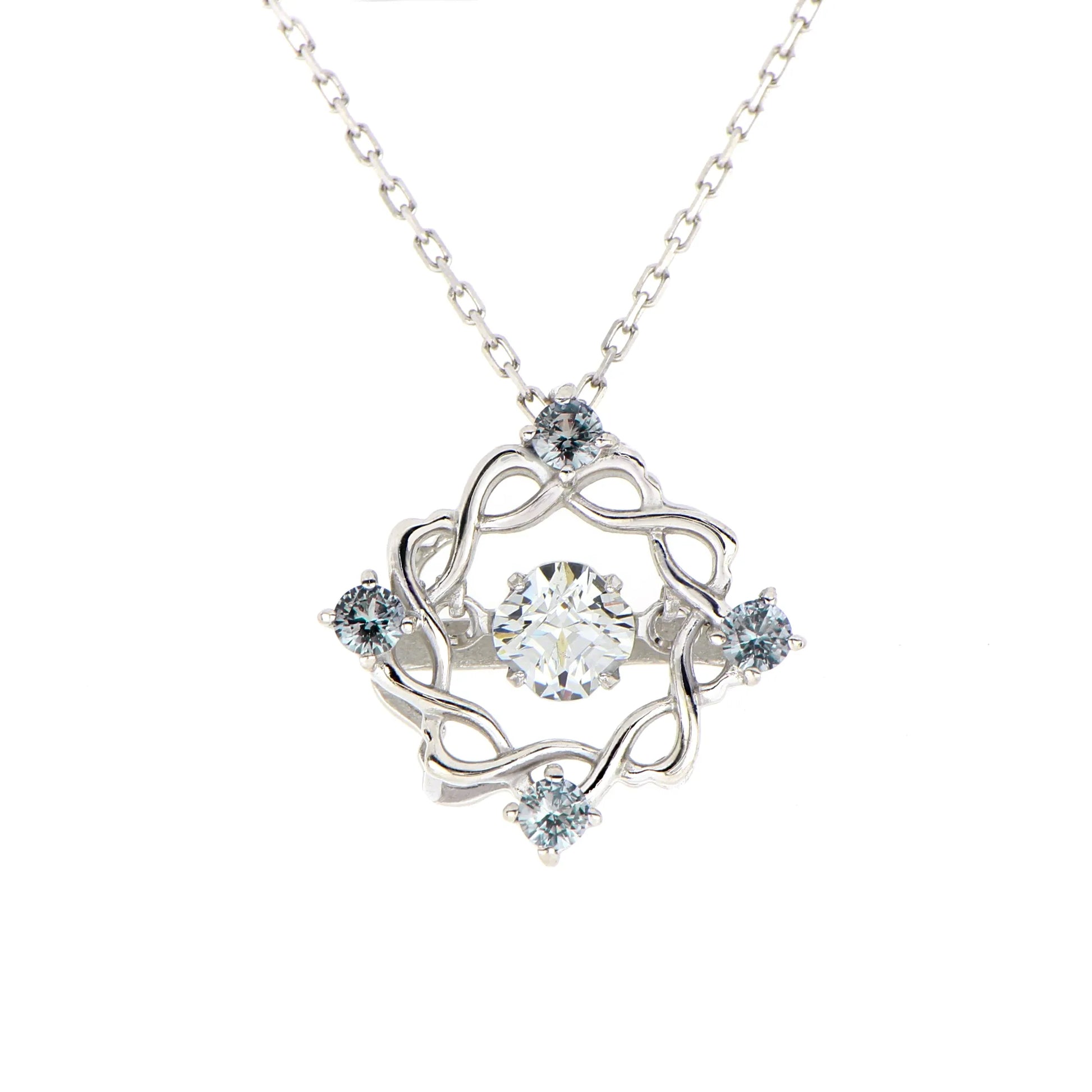 Crossfor公式】 ダンシングストーン ネックレス SV925製 NYP-676 Crossfor公式】 ダンシングストーン ネックレス SV925製 NYP-676