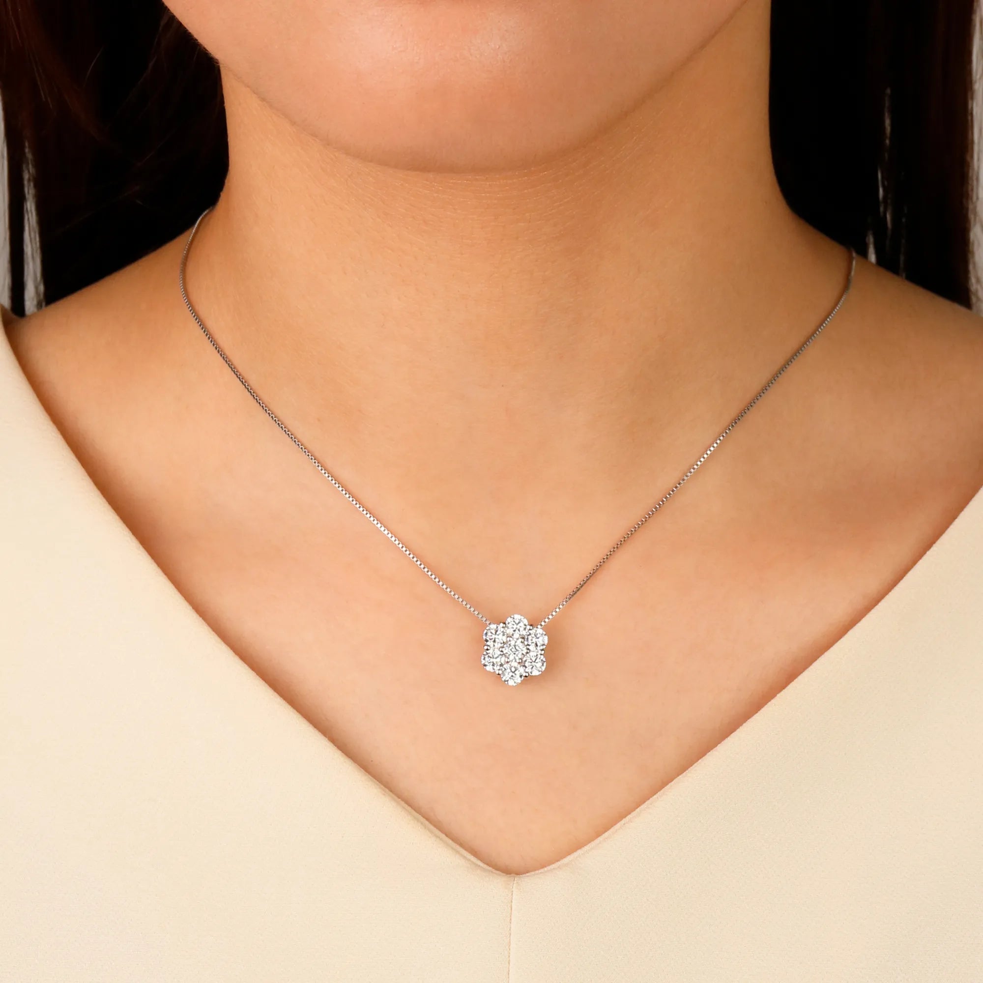 ネックレス　NYP-1003 Snow Bloom