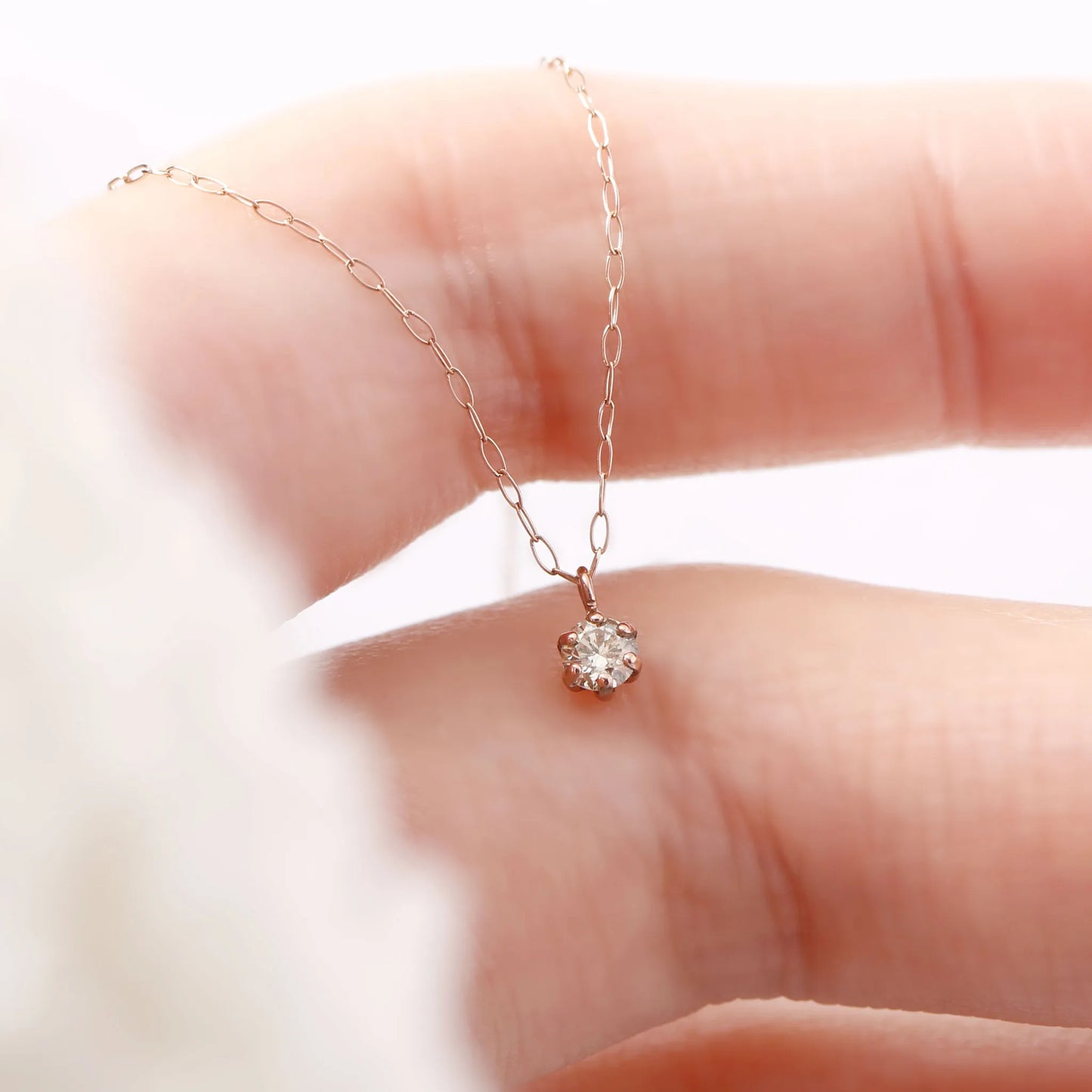 crssfor公式】ネックレス ダイヤモンド0.1ct キャットフィンガー crssfor公式】ネックレス ダイヤモンド0.1ct キャットフィンガー