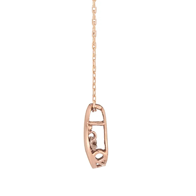 Pendant FJP -8464S -YG Sapphire x Diamond Smile K18YG