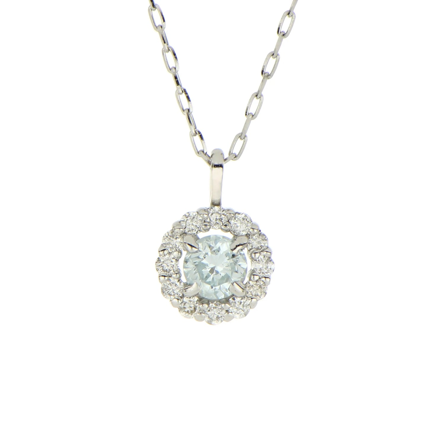 ブルーダイヤトップ0.89ctネックレス15.7ctストッパー0.19ctです。 ブルーダイヤトップ0.89ctネックレス15.7ctストッパー0.19ctです。