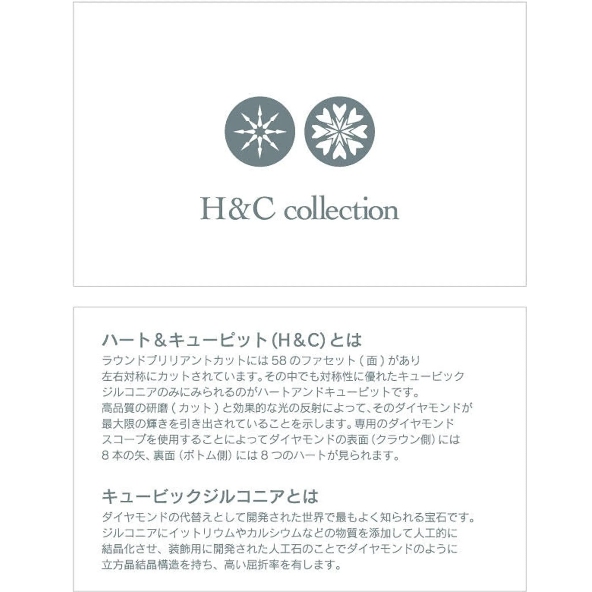 ネックレス　H＆Cキュービックジルコニア　Ｖスマイル　SV925製　ＦＪＰ－８３１４－ＳＶ　保証書