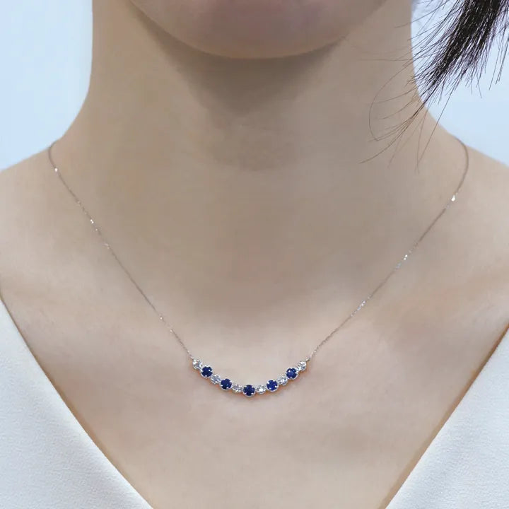 PT900サファイア 4ct ダイヤモンド0.03ctペンダント PT900サファイア 4ct ダイヤモンド0.03ctペンダント