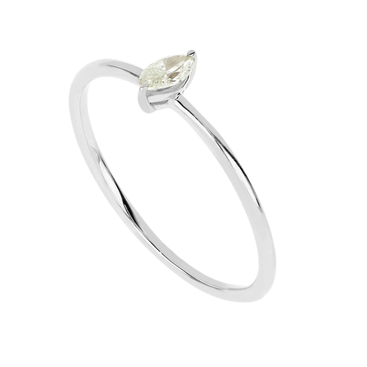 Ring FJR-1181-PT Natural Diamond Marquis